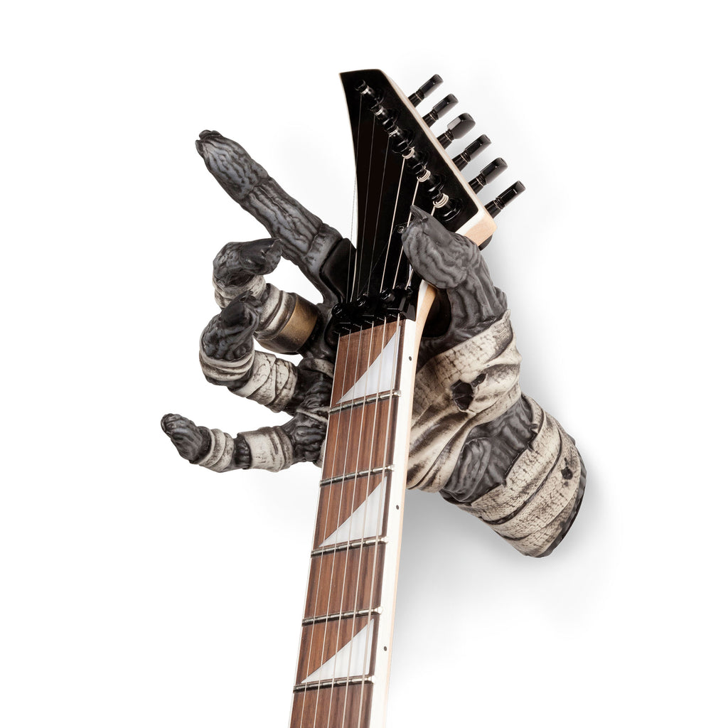 mummy monster hand guitar hanger.