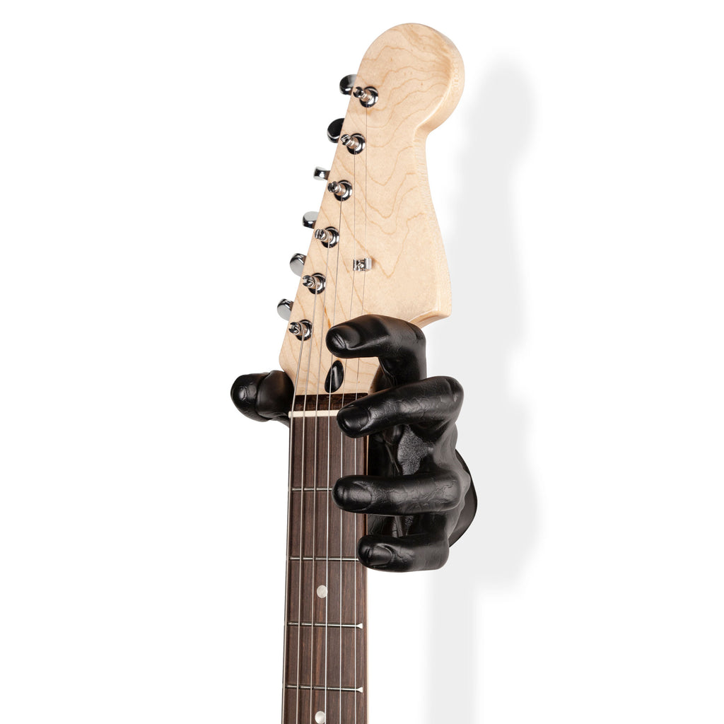 GuitarGrip Sculpted Wall Mount Guitar Hanger in Black Finish